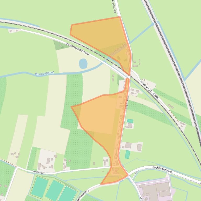 Kaart van postcodegebied 4196JA.