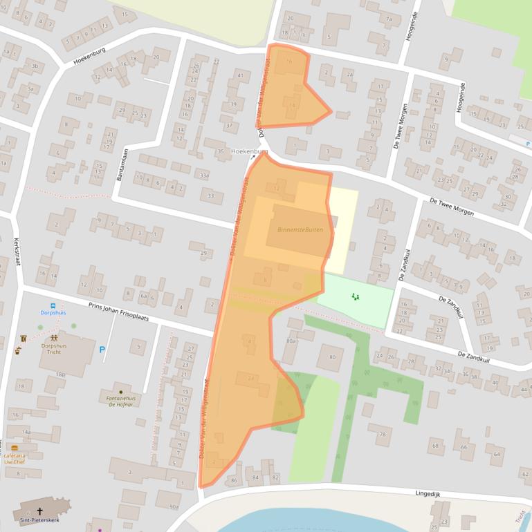 Kaart van postcodegebied 4196JM.