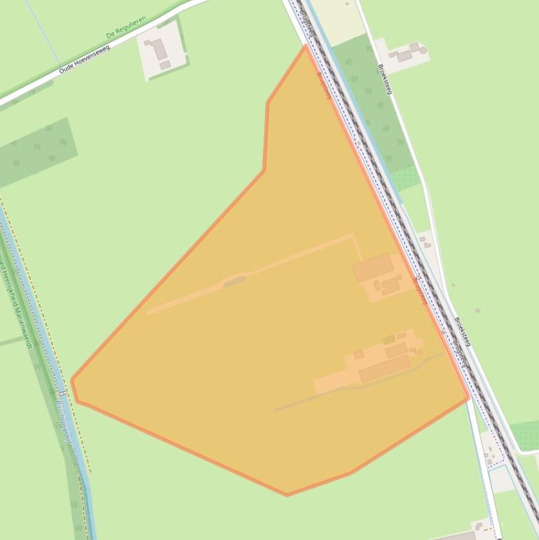 Kaart van postcodegebied 4196RL.