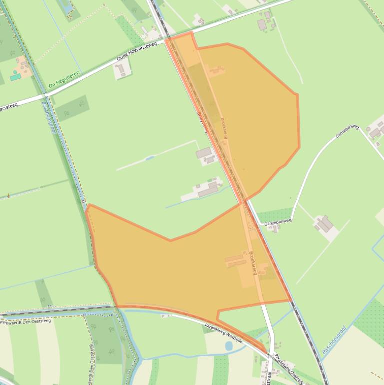 Kaart van postcodegebied 4196RM.