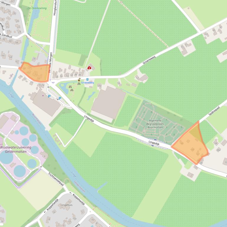 Kaart van postcodegebied 4197HC.