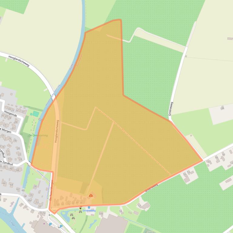 Kaart van postcodegebied 4197HH.