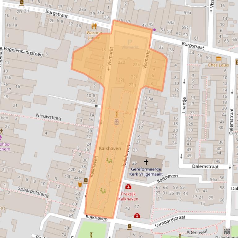 Kaart van postcodegebied 4201BG.