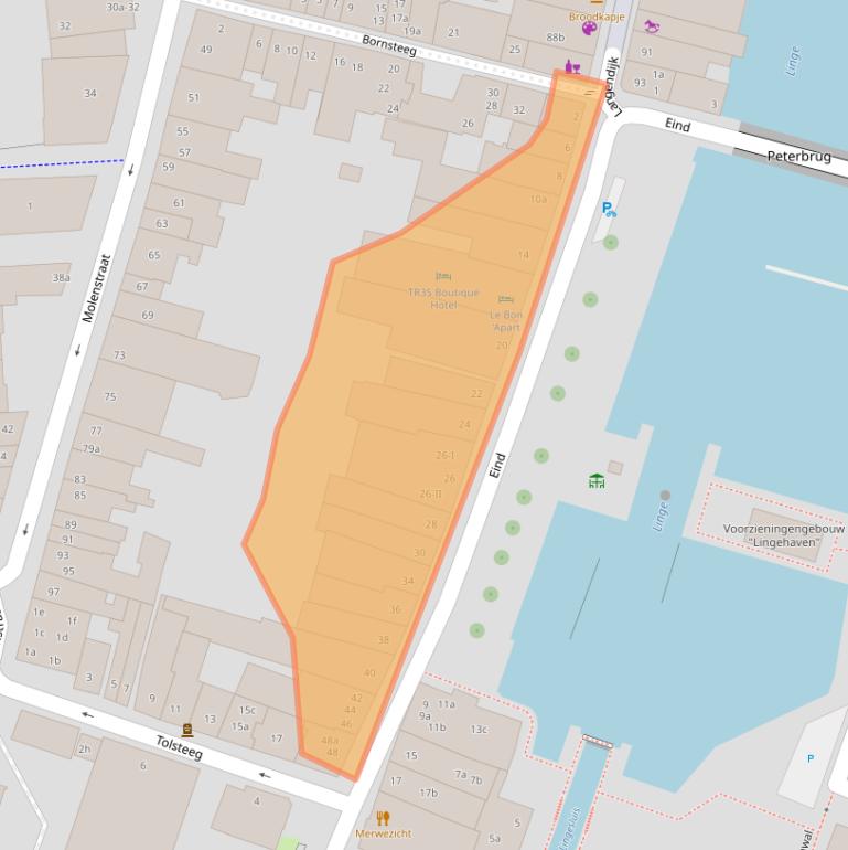 Kaart van postcodegebied 4201CR.