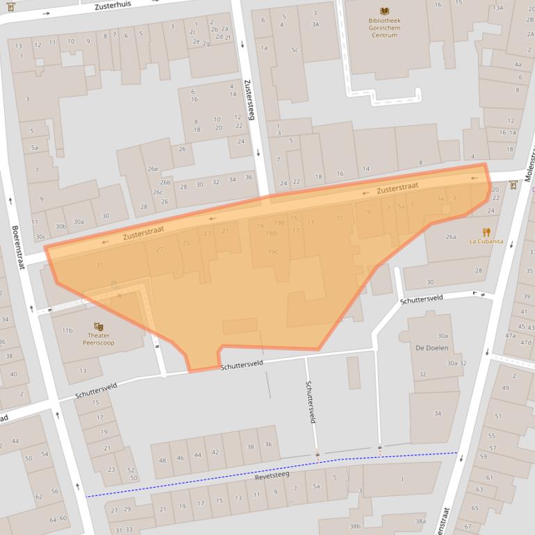 Kaart van postcodegebied 4201EK.