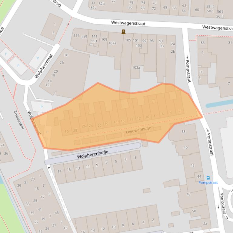 Kaart van postcodegebied 4201HC.