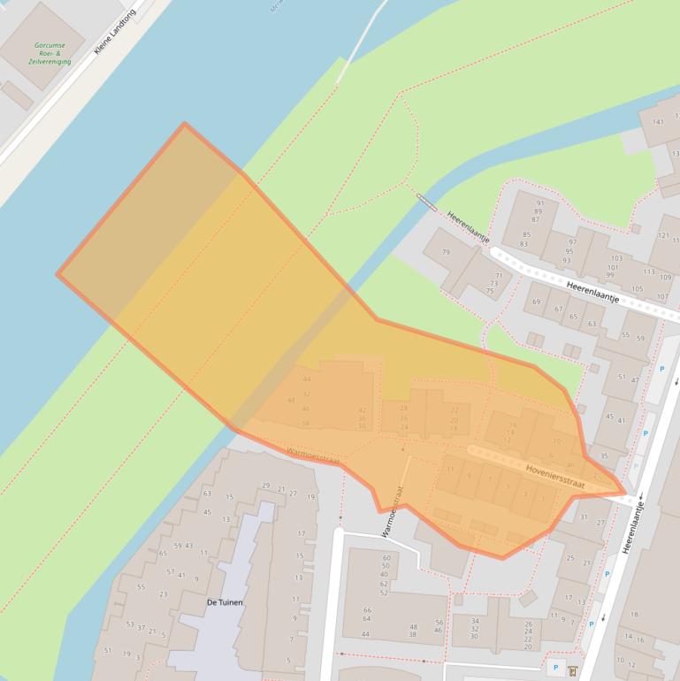 Kaart van postcodegebied 4201HS.