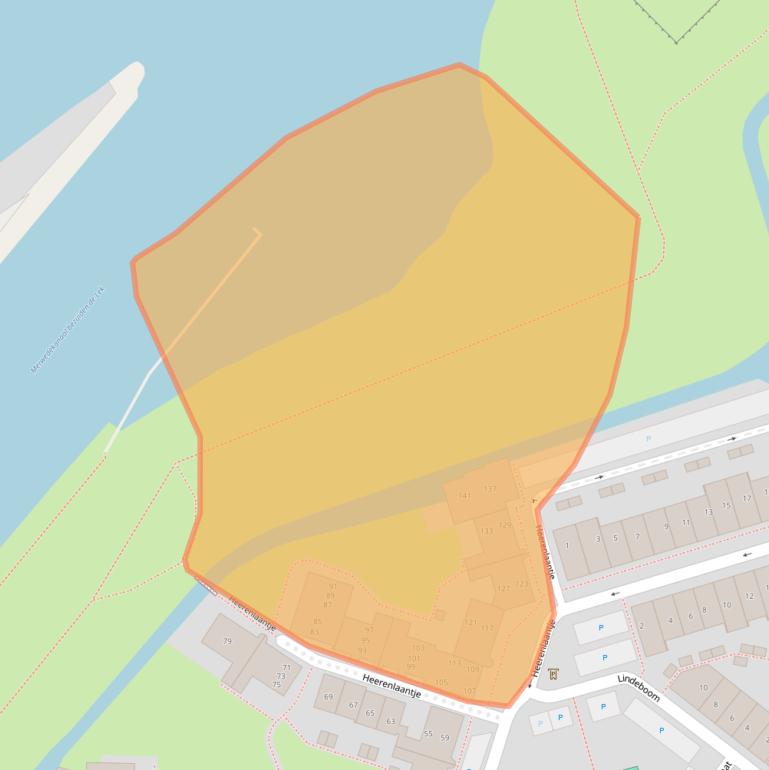 Kaart van postcodegebied 4201HV.