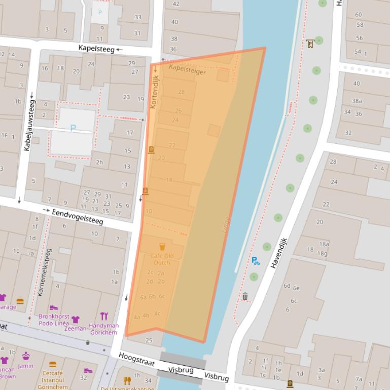 Kaart van postcodegebied 4201KT.