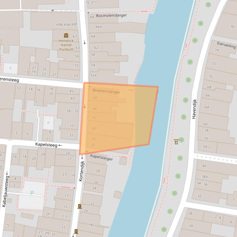 Kaart van postcodegebied 4201KV.