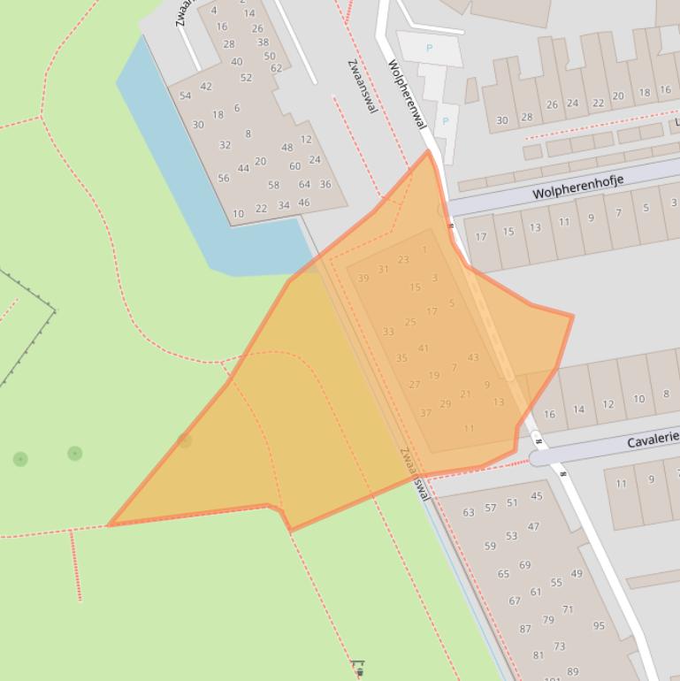 Kaart van postcodegebied 4201MK.