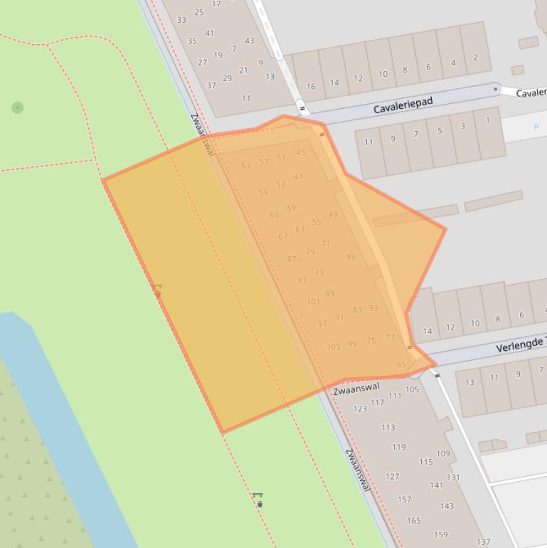 Kaart van postcodegebied 4201ML.
