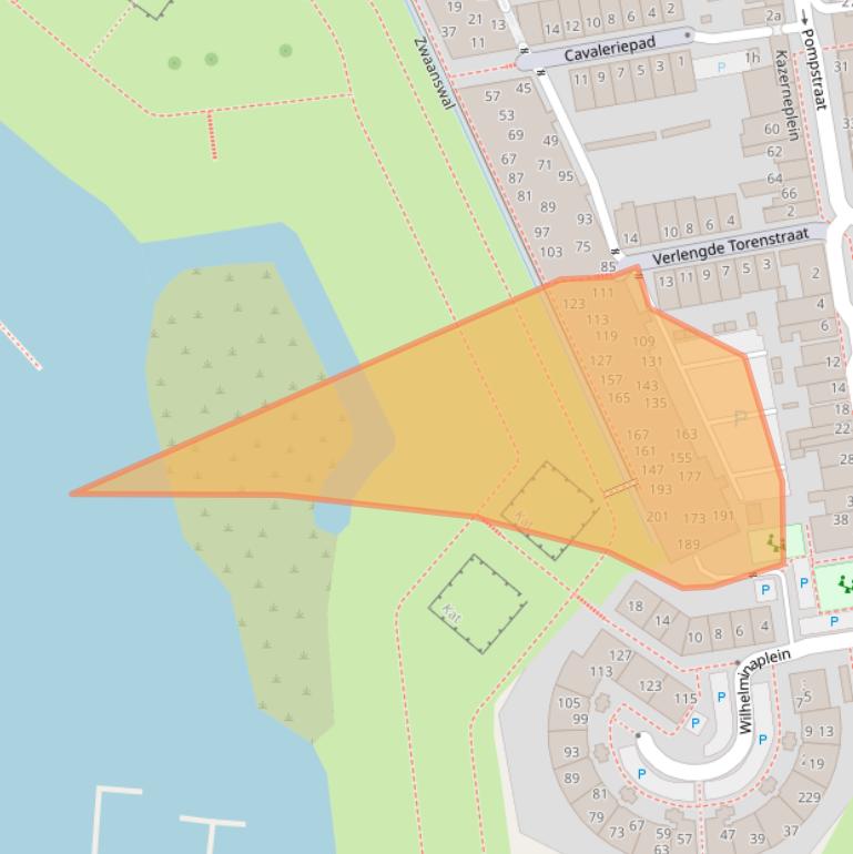 Kaart van postcodegebied 4201MN.