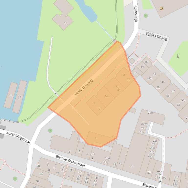 Kaart van postcodegebied 4201XG.