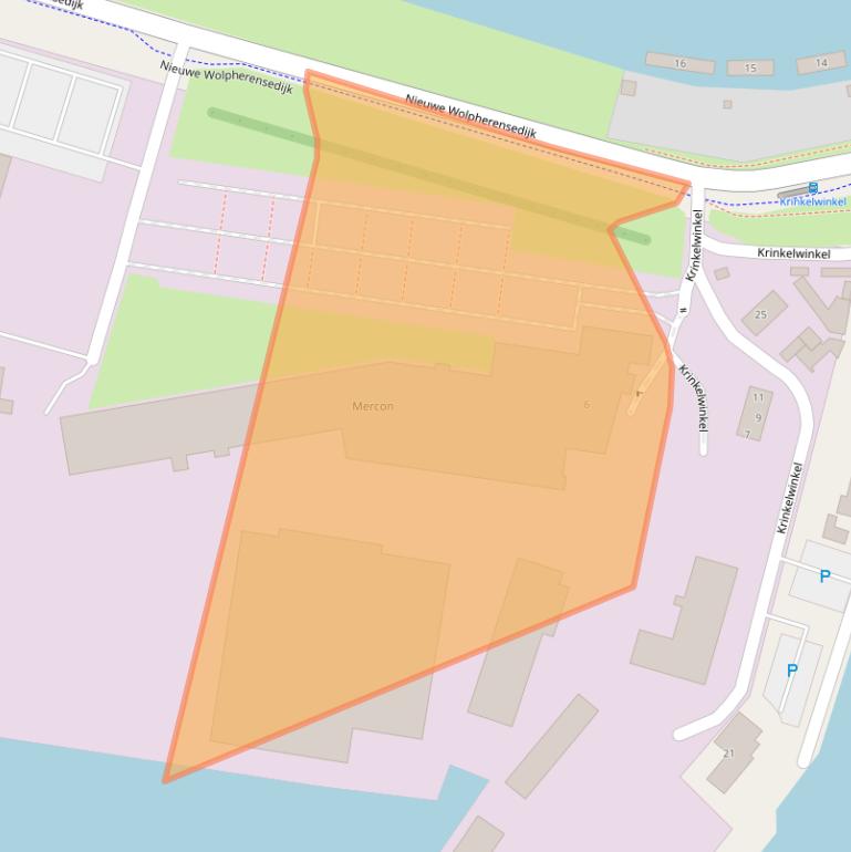 Kaart van postcodegebied 4202LN.