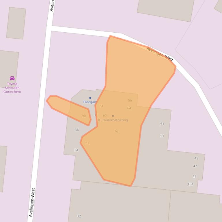 Kaart van postcodegebied 4202MV.