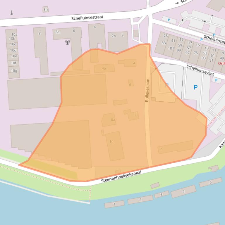 Kaart van postcodegebied 4203NH.