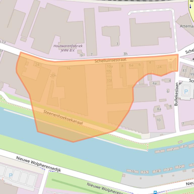 Kaart van postcodegebied 4203NL.