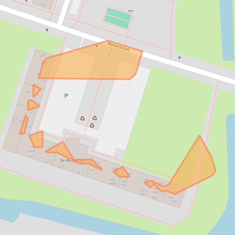 Kaart van postcodegebied 4204CB.