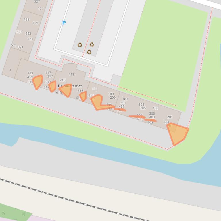 Kaart van postcodegebied 4204CH.