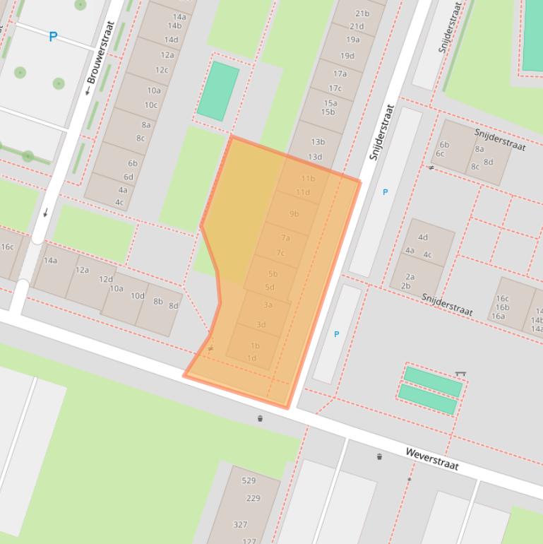 Kaart van postcodegebied 4204EA.