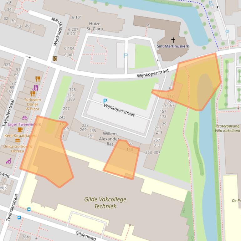 Kaart van postcodegebied 4204HB.