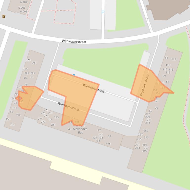 Kaart van postcodegebied 4204HC.