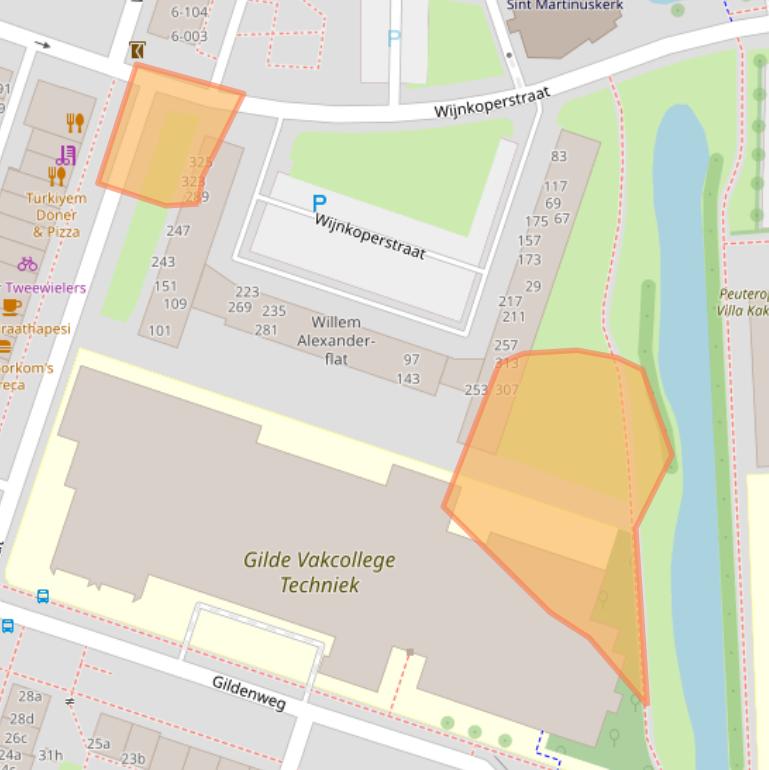 Kaart van postcodegebied 4204HG.