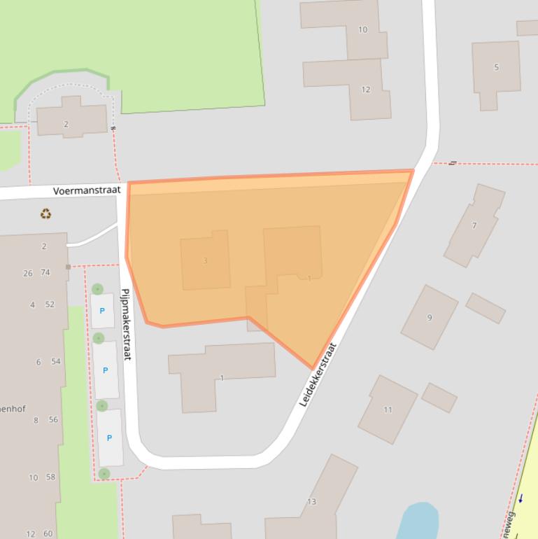 Kaart van postcodegebied 4204RC.