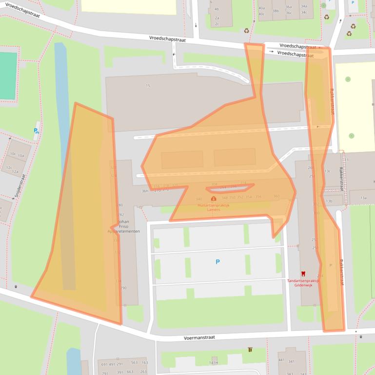 Kaart van postcodegebied 4204RP.