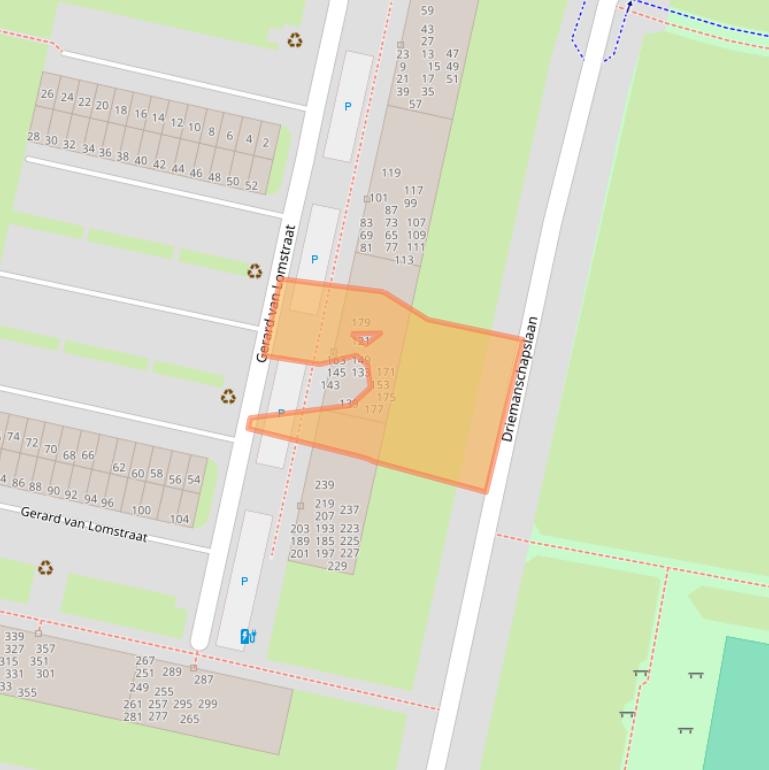 Kaart van postcodegebied 4204VG.