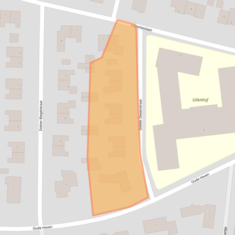 Kaart van postcodegebied 4205AL.