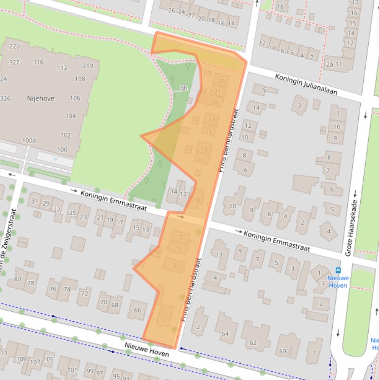 Kaart van postcodegebied 4205BG.