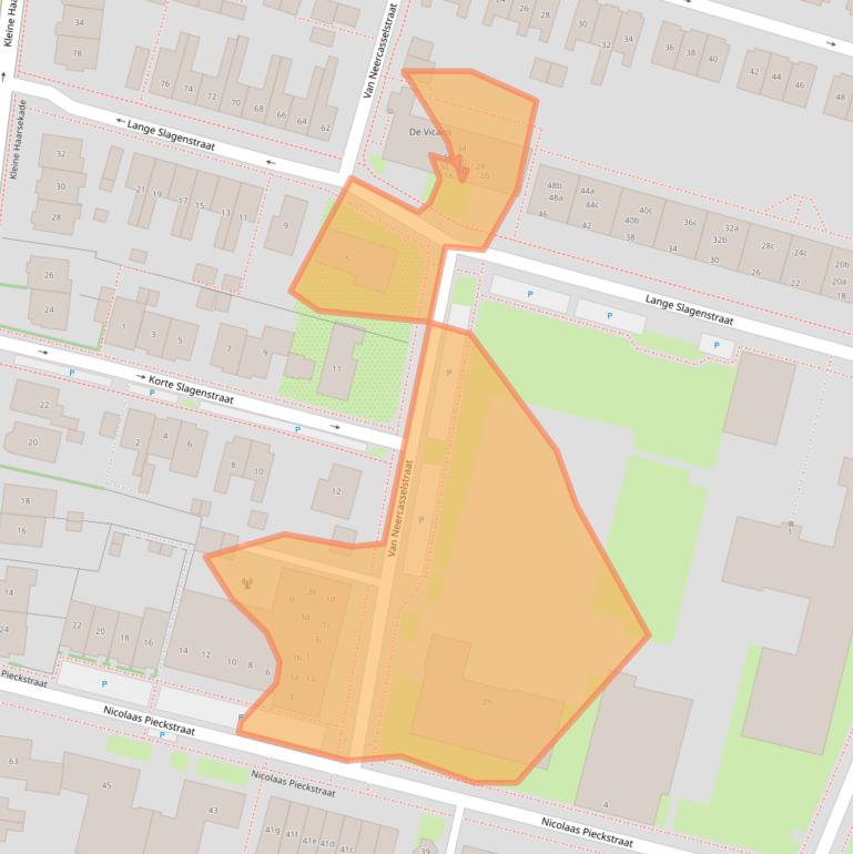 Kaart van postcodegebied 4205BS.