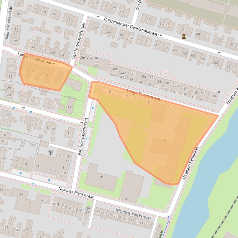 Kaart van postcodegebied 4205BV.