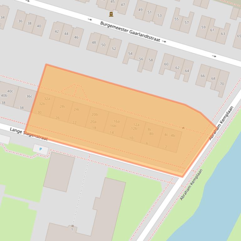 Kaart van postcodegebied 4205BW.