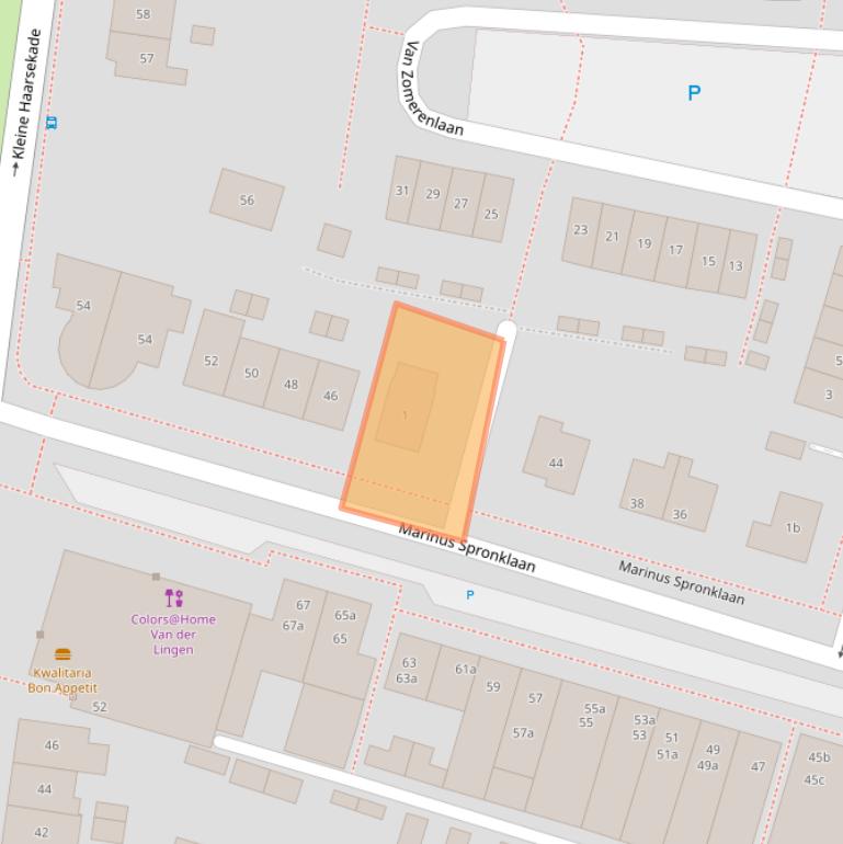 Kaart van postcodegebied 4205CK.