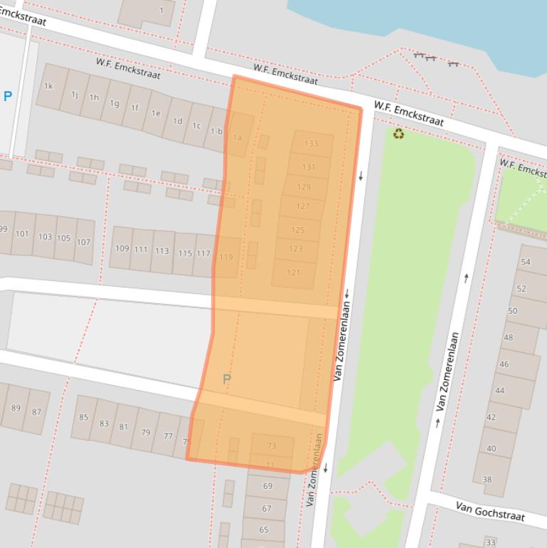 Kaart van postcodegebied 4205CR.