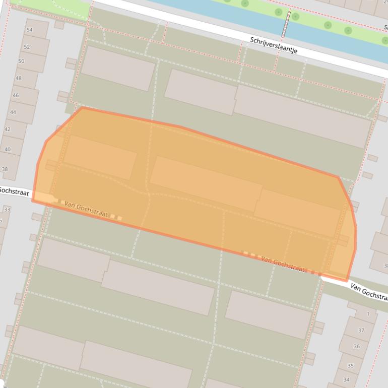 Kaart van postcodegebied 4205CZ.