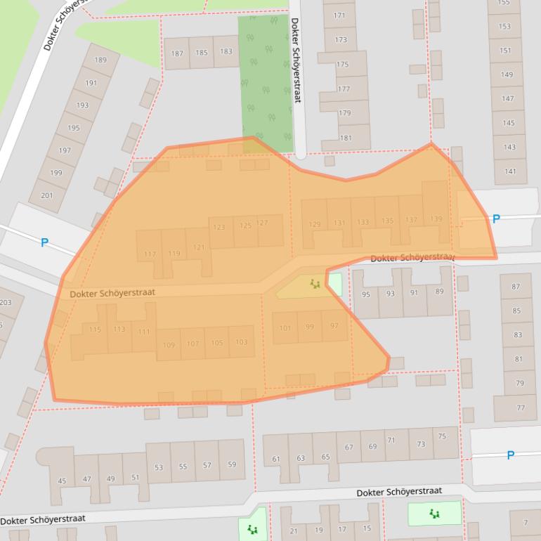 Kaart van postcodegebied 4205KT.
