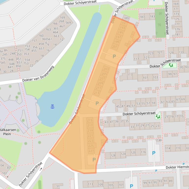 Kaart van postcodegebied 4205KW.