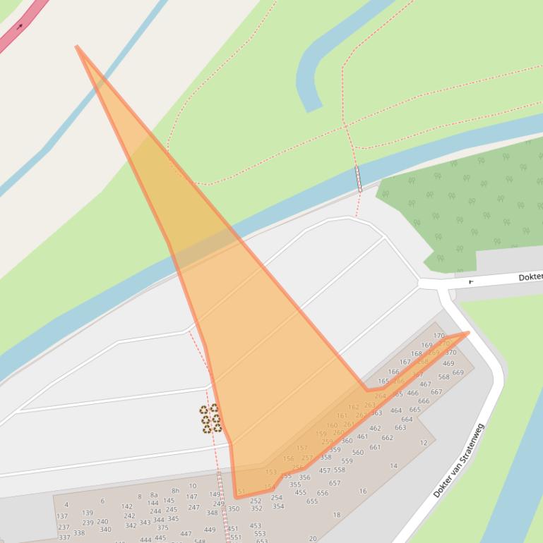 Kaart van postcodegebied 4205LS.