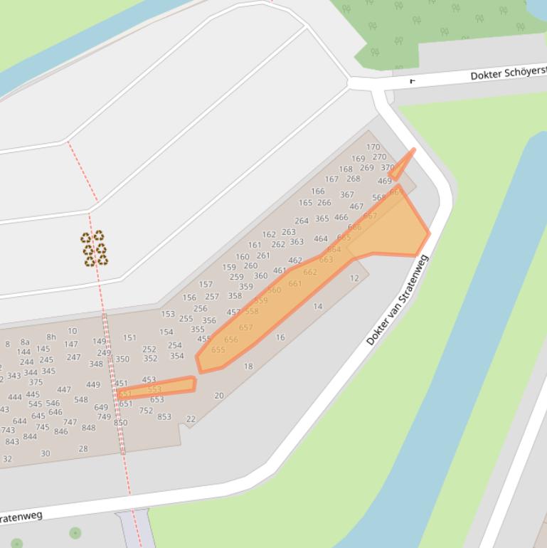 Kaart van postcodegebied 4205LV.