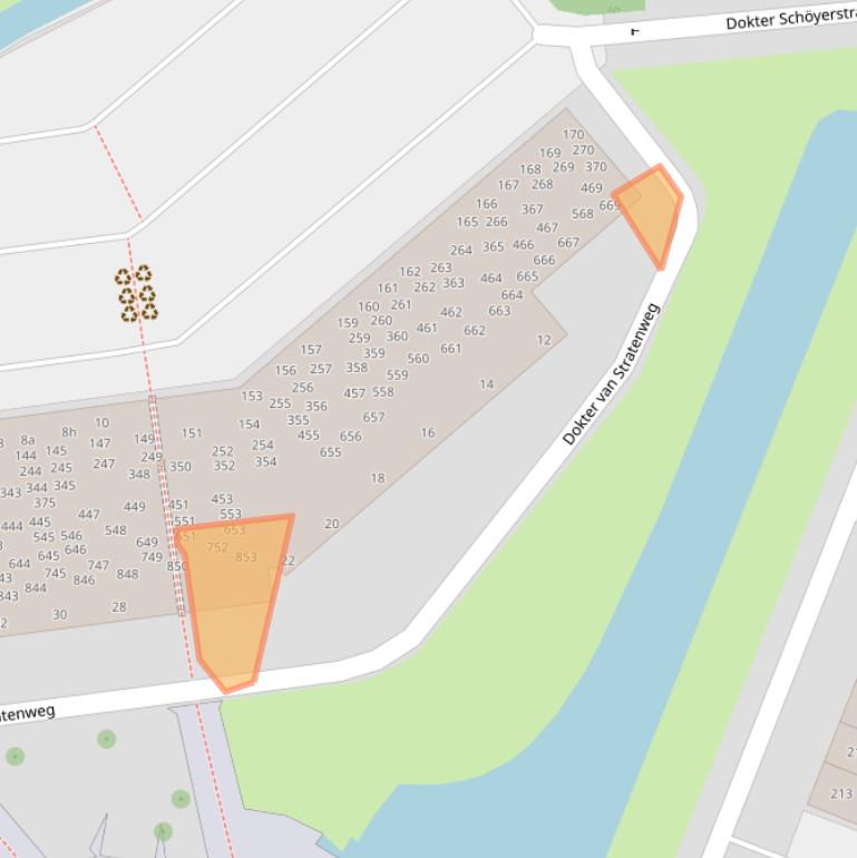 Kaart van postcodegebied 4205LZ.