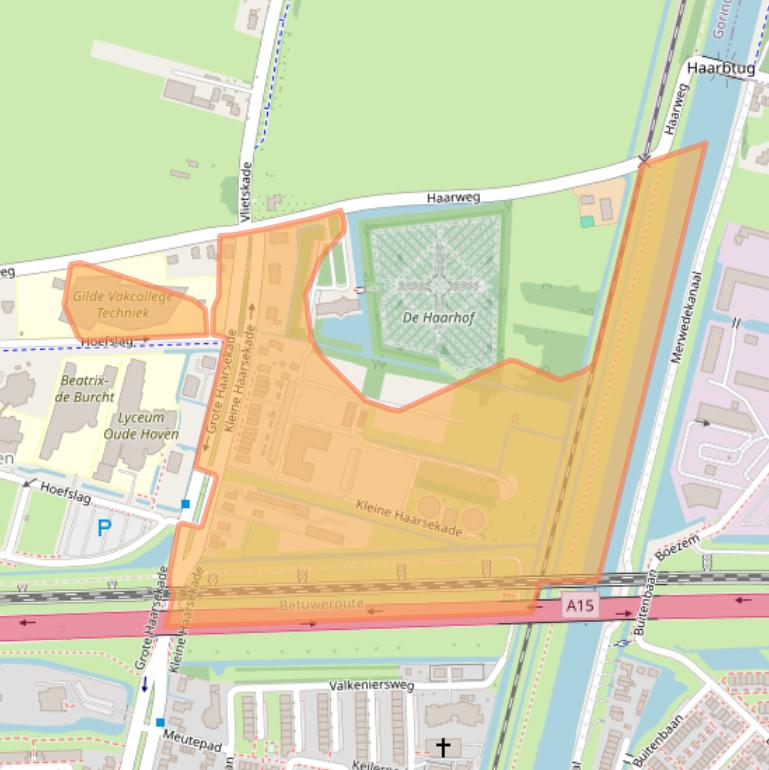 Kaart van postcodegebied 4205NA.