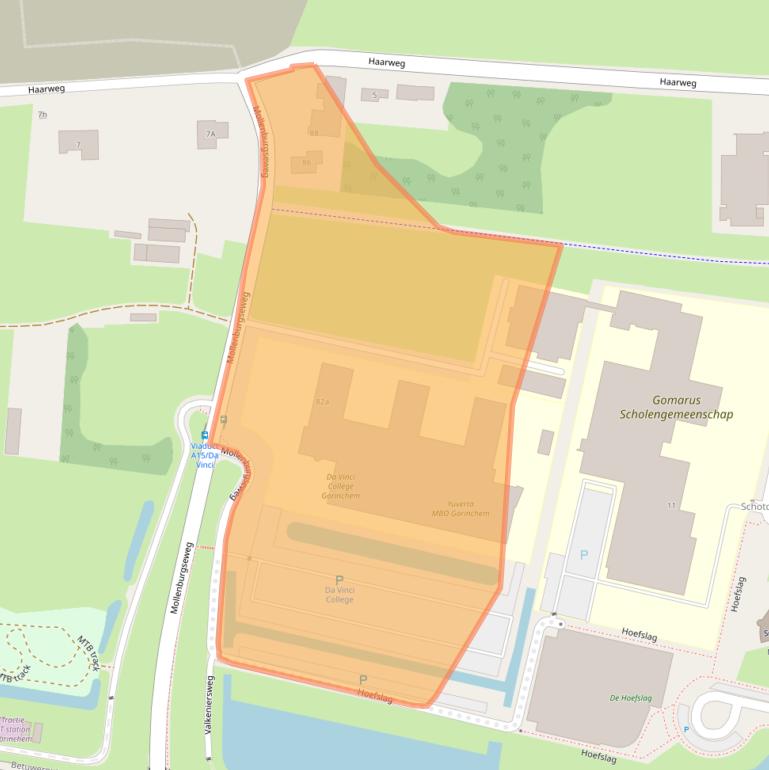 Kaart van postcodegebied 4205NB.