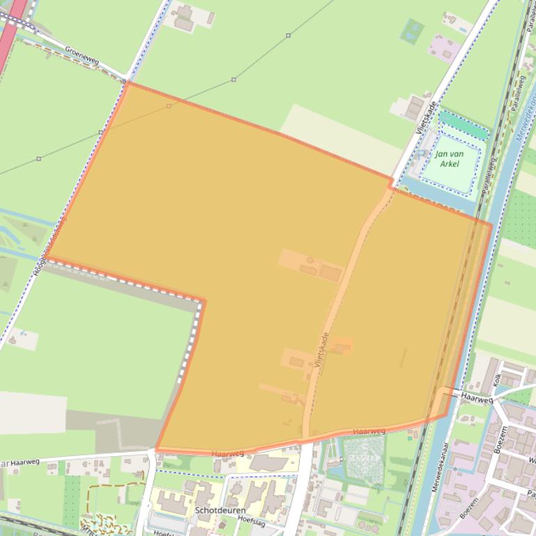 Kaart van postcodegebied 4205NG.