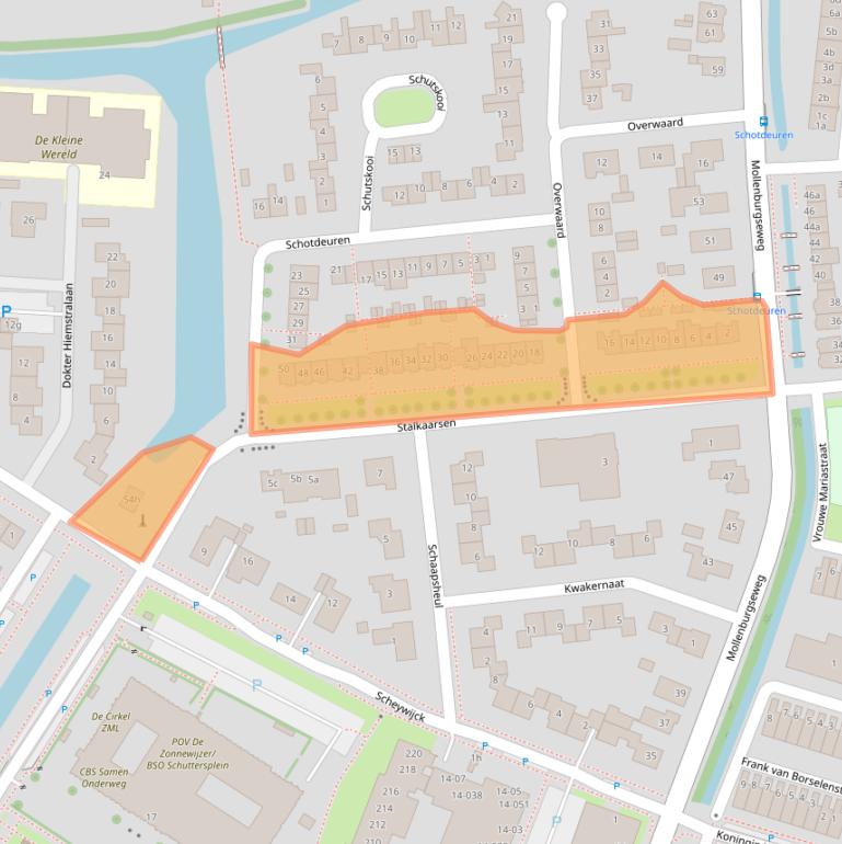 Kaart van postcodegebied 4205PH.