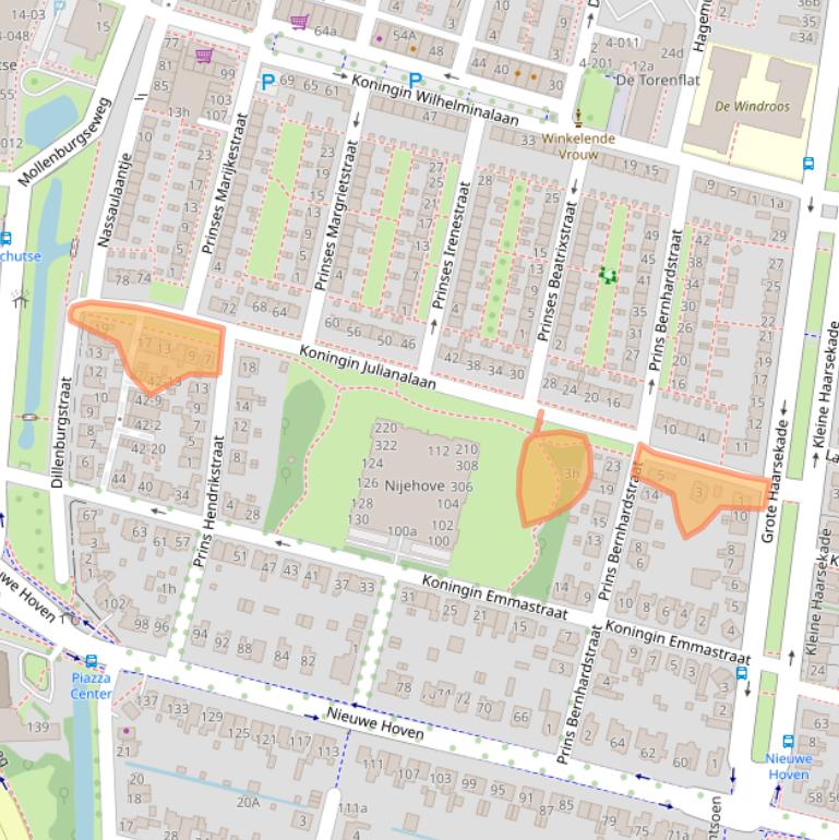 Kaart van postcodegebied 4205RA.