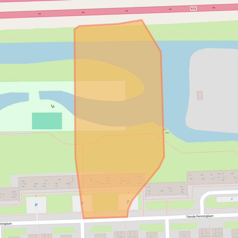 Kaart van postcodegebied 4205SH.